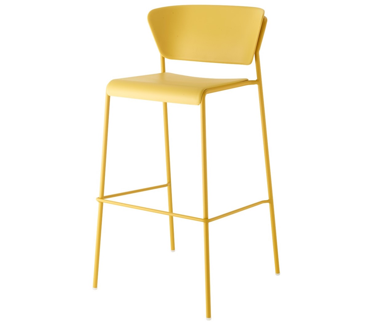 Lisa Plastic and Metal Bar Stool