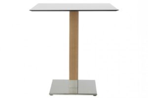 Tiffany Wood Column Metal Base Tiffany Fixed Base and Top