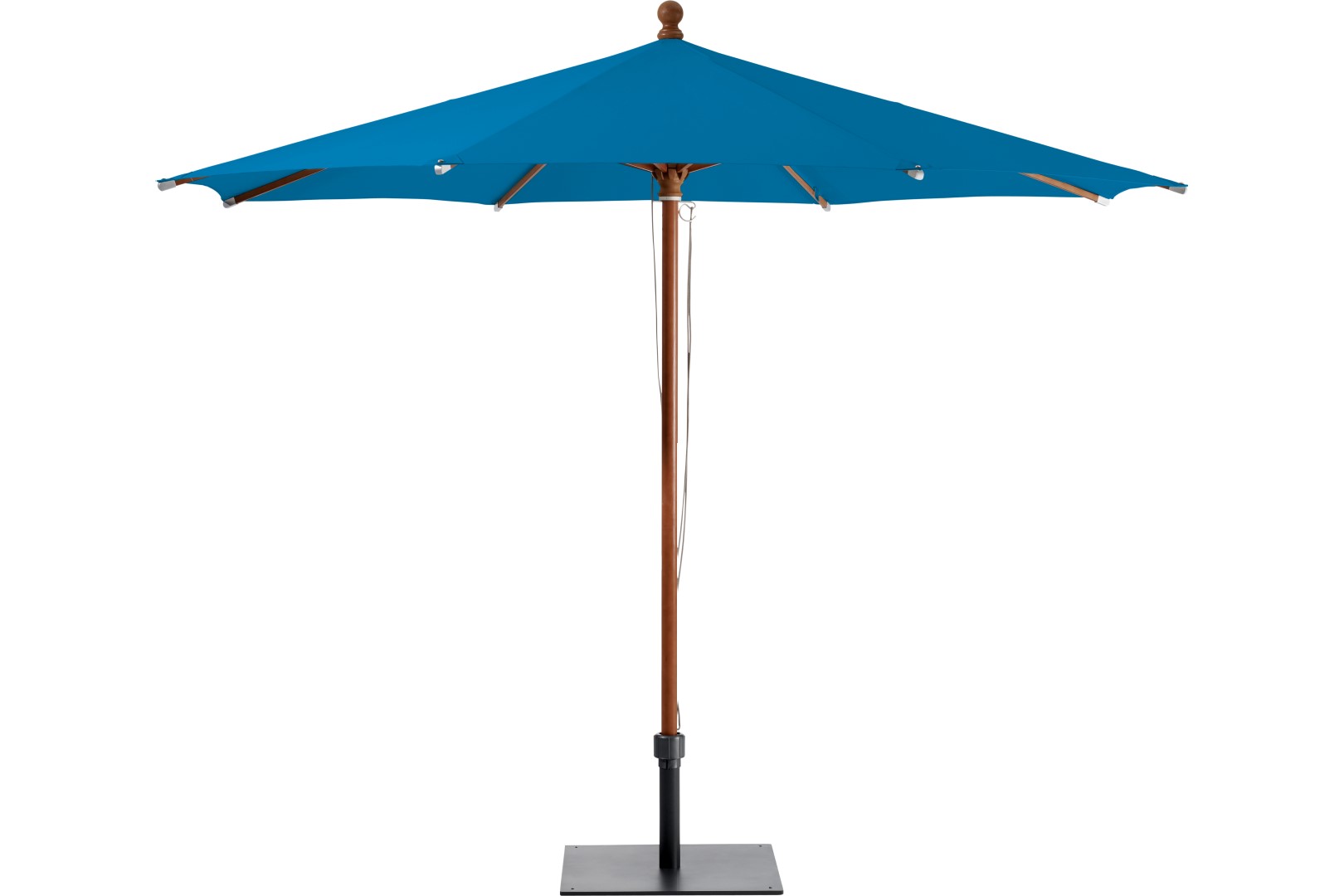 Piazzino Wood Commercial Market Umbrella