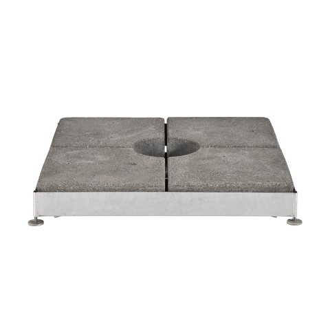 M4/M8/M16 Stationary Base Galvanized with concrete elements for 240/310kg