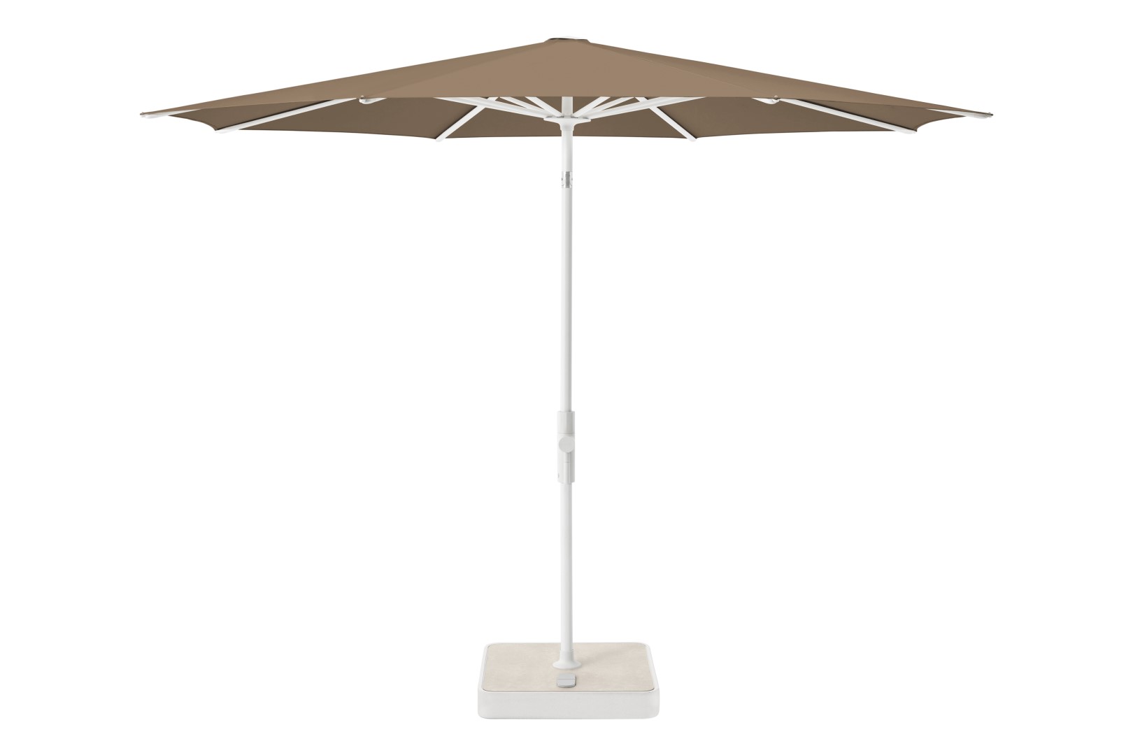 Twist Tilting and Telescoping Commercial Market Umbrella