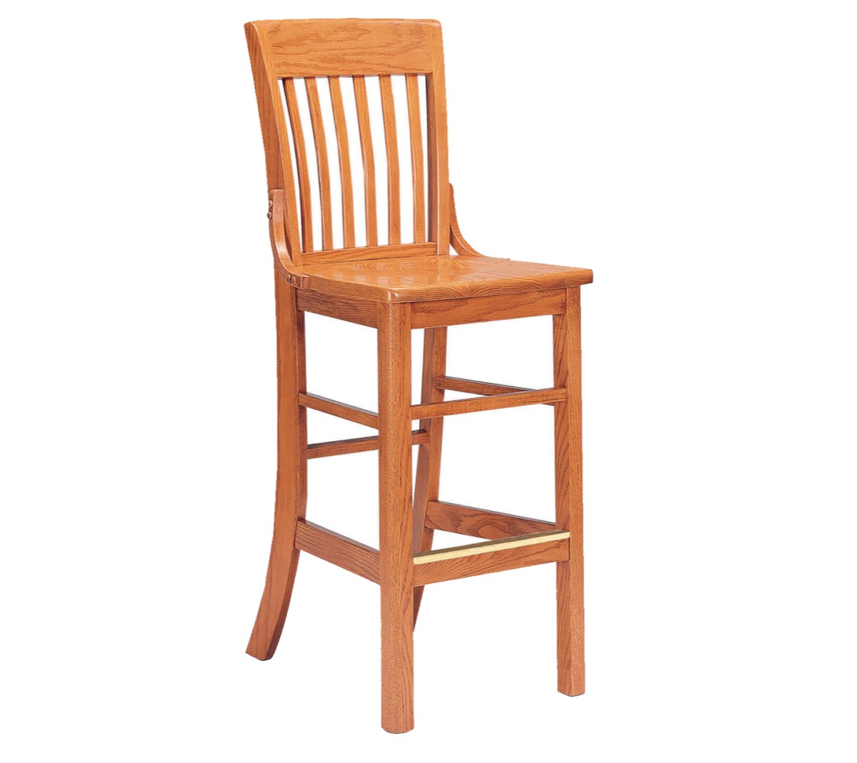 Americana Wood Bar Stool