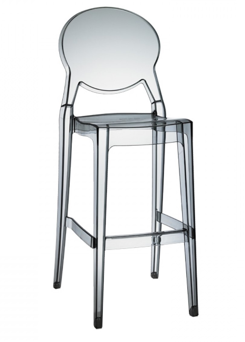 Igloo Polycarbonate Translucent Plastic Bar Stool