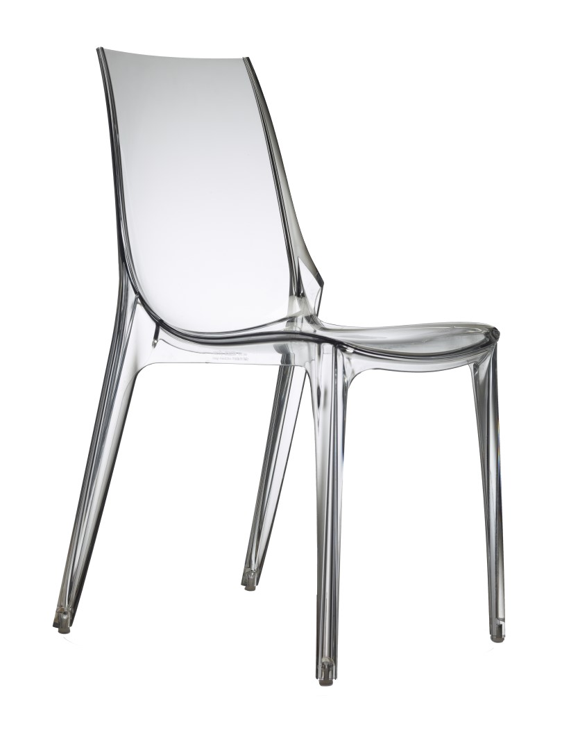 Vanity Polycarbonate Translucent Plastic Chair